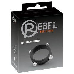 Rebel Men's Gear Cockring Silicone Picnails 35mm